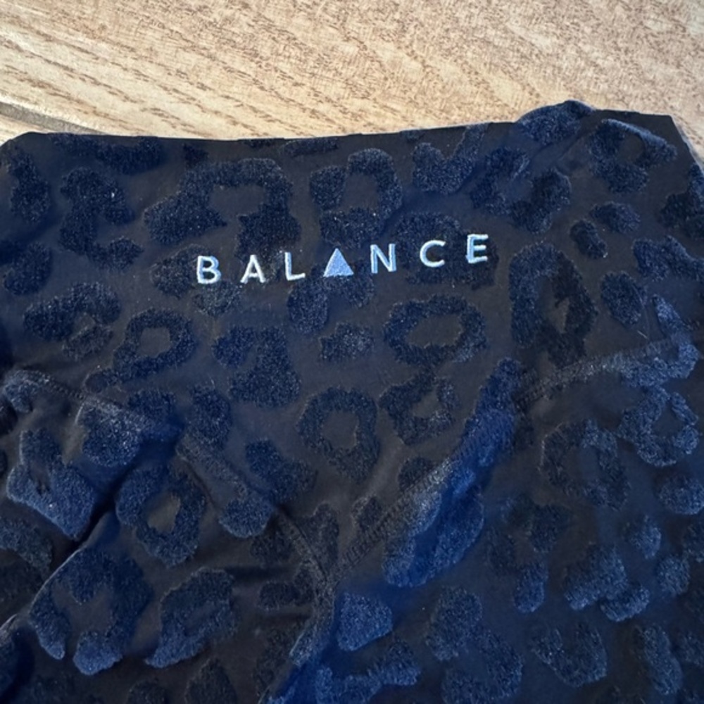 Balance Black Leopard Print Leggings